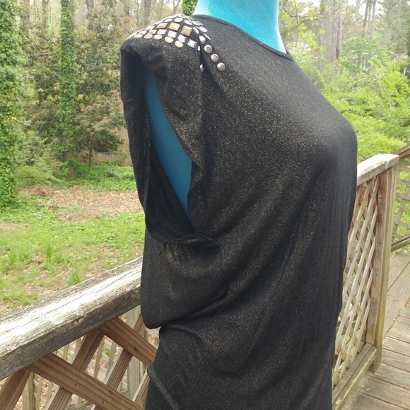 Urban Behavior Shena Metal Studded Metalic Top - Picture 5 of 7